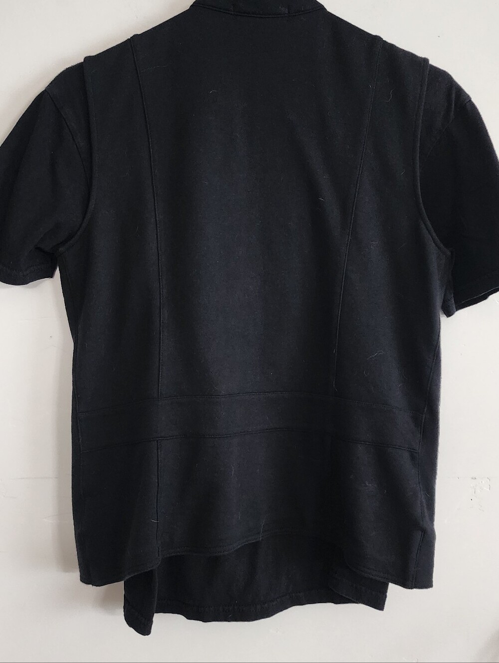 Ralph Lauren Navy Short-Sleeve Zip Front Jacket - Picture 3 of 4